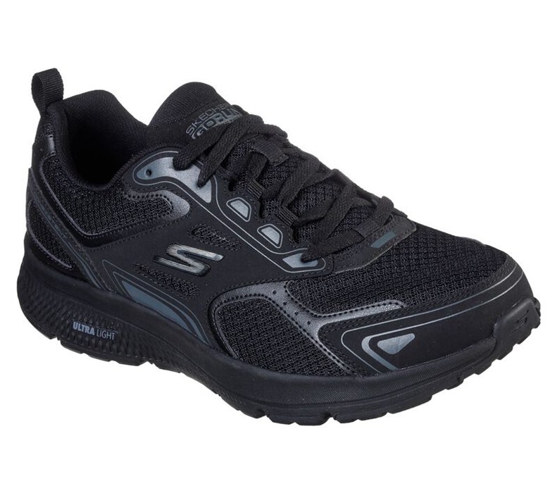 Skechers Gorun Consistent - Mens Running Shoes Black/Grey [AU-EH2555]